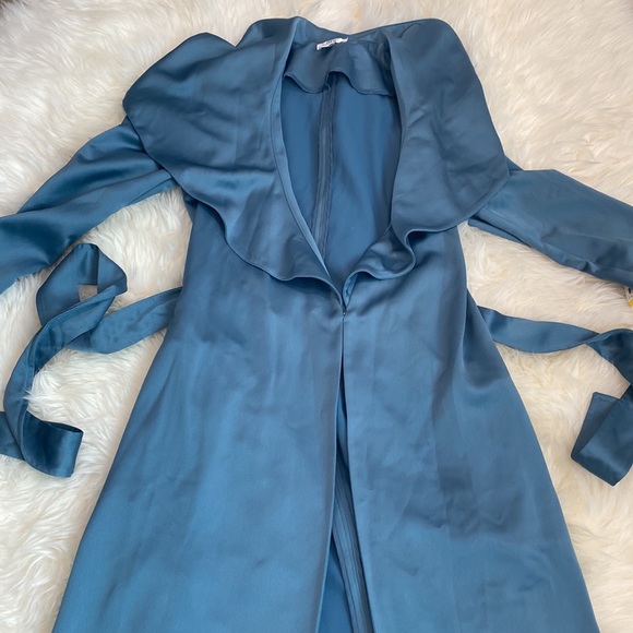 Bar III Women's Drape Front Duster Jacket. M - Picture 4 of 12